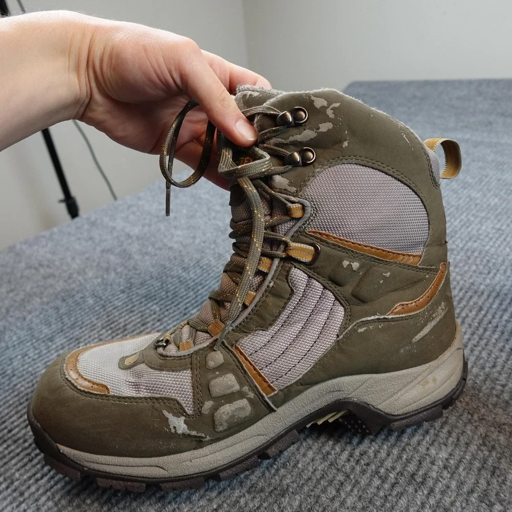 The North Face Boots Mens Size 12 Brown Prodigy Goretex Insulated Winter Snow